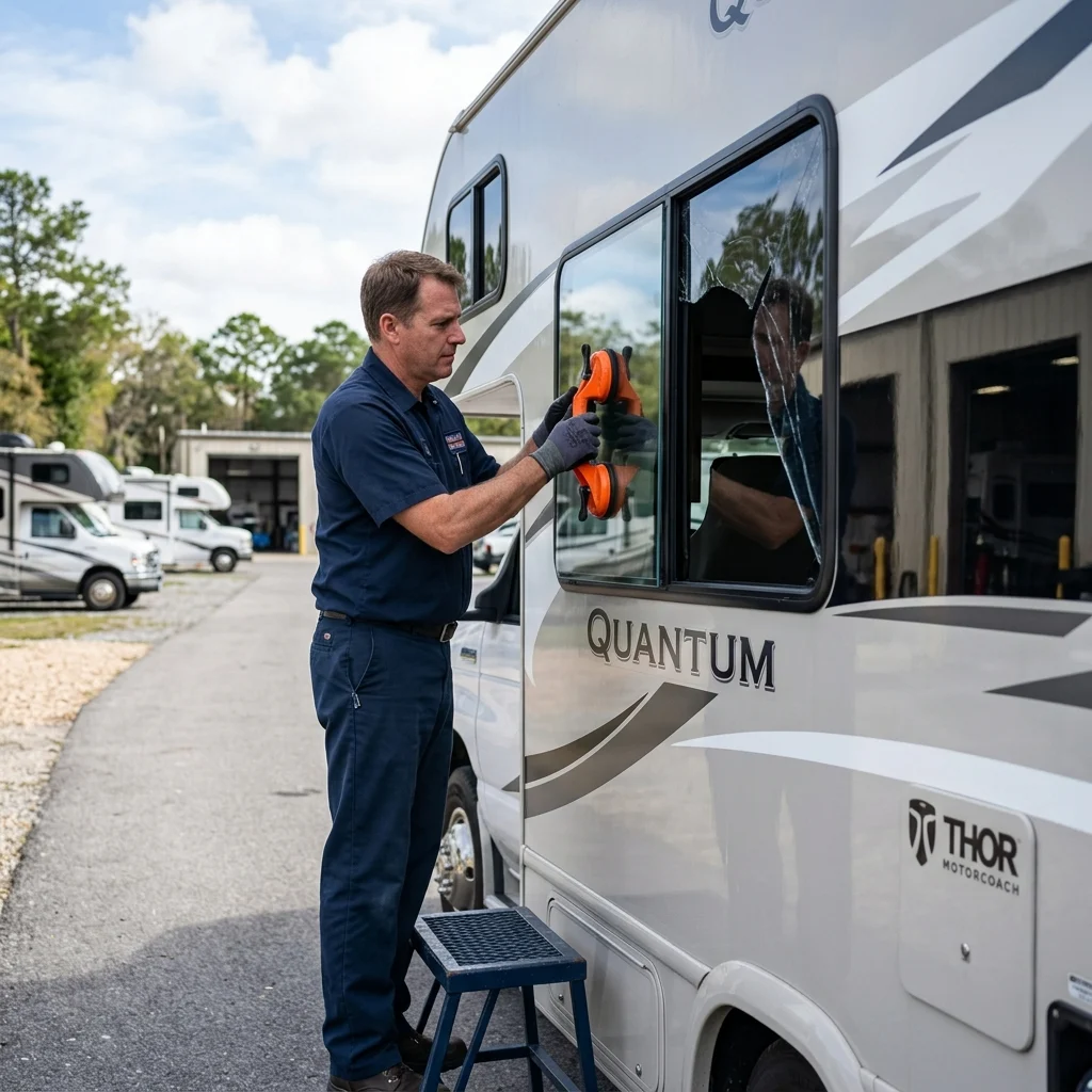 Cracked RV Window? We Cut Custom Flat Glass