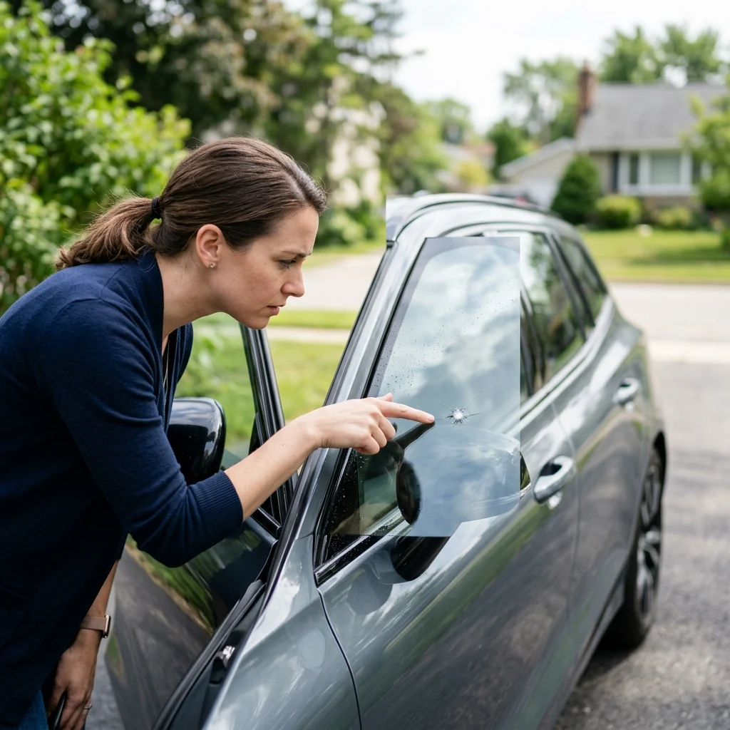 Spotting a Rock Chip Before It Needs a New Windshield