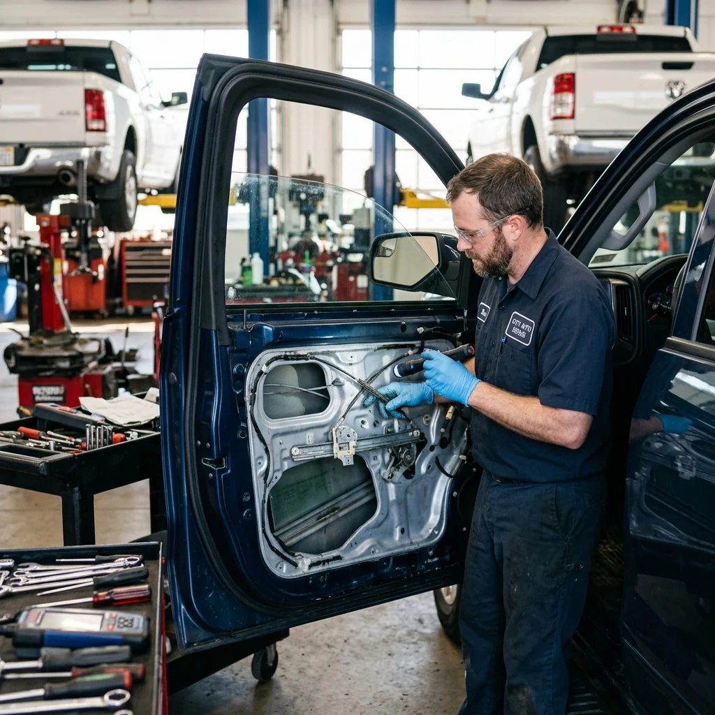 When Your Truck’s Door Glass Regulator Fails: What Happens