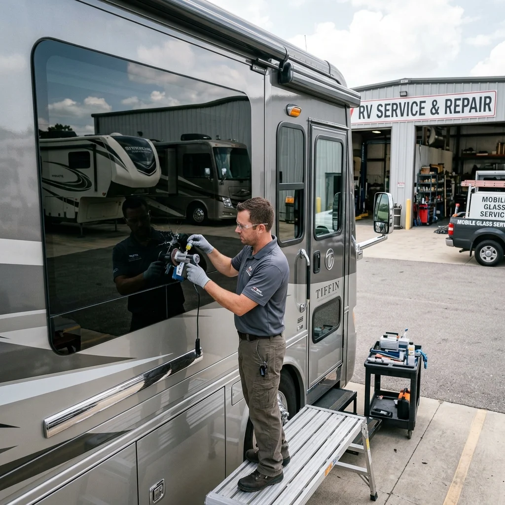 What to Do When Your RV’s Custom Flat Glass Needs Attention